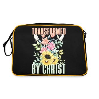 Transformé par Christ Church Jésus-Christ - Sac Retro - noir/or - Dos
