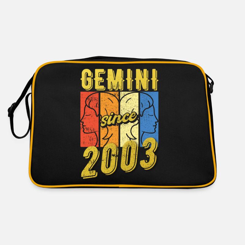 Gemini Zodiac 2003 Gift Retro Bag