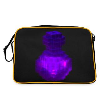 Gothic Metal Purple Glass Bottle Halloween T-shirt - Sac Retro - noir/or - Dos