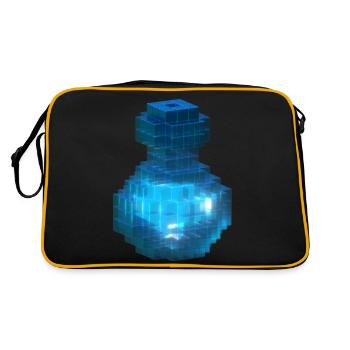 Witch Wizard Magic Potion Cube Bottle Ocean Blue - Retro Bag - black/gold - Back