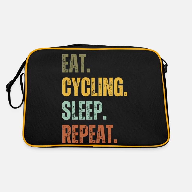 EAT CYCLING SLEEP REPEAT Retro Bag