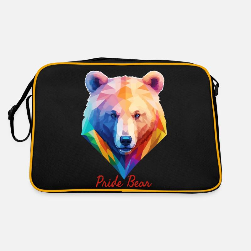 Pride Bear - Retro Bag - black/gold