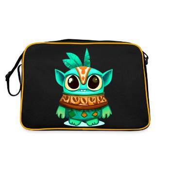 KiddyTikki Yo - Sac Retro - noir/or - Dos