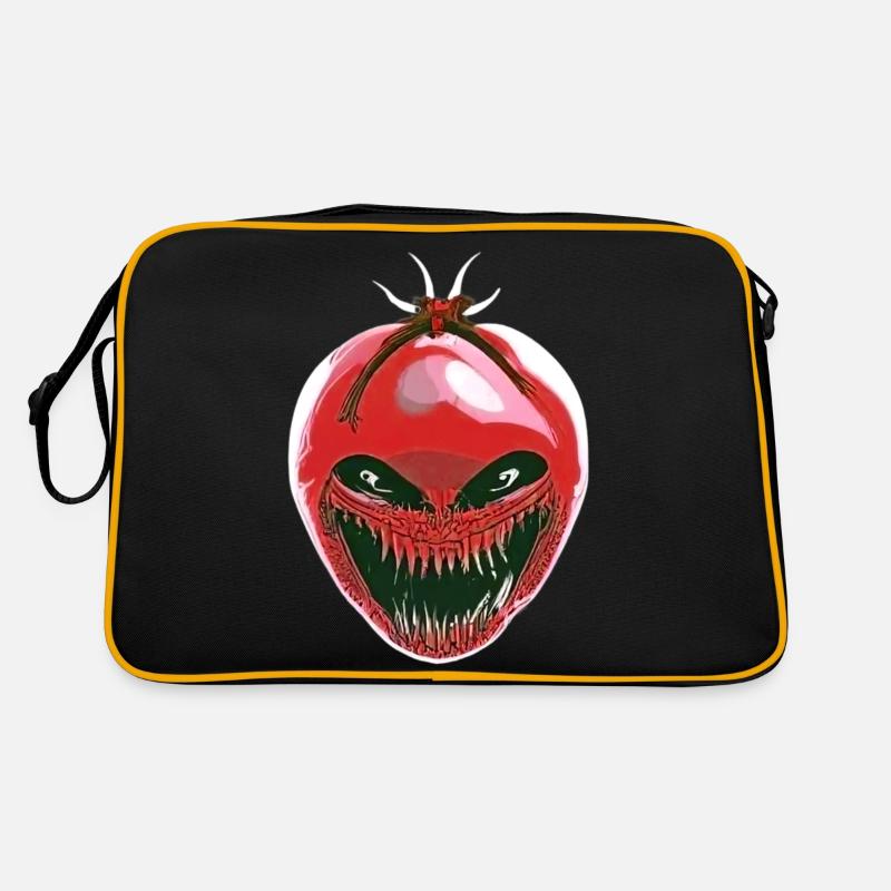 Red Xenomorph Tomato Retro Bag