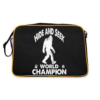 Hide and seek world champion - Retro Bag - black/gold - Back