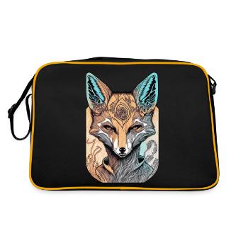 Foxy Dreamscape - Retro Bag - black/gold - Back