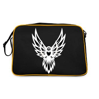 Eagle - Retro Bag - black/gold - Back