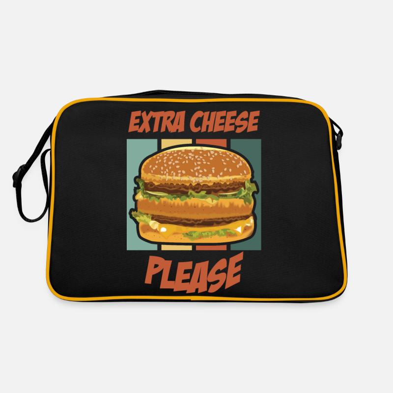 Extra Cheese, Please - burger Retro Bag