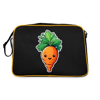 Carrot Carrot Kawai - Retro Bag - black/gold - Back
