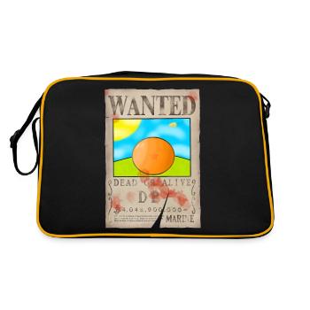 Ball gesucht - Retro Tasche - Schwarz/Gold - Hinten