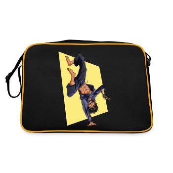 Break Dance - Sac Retro - noir/or - Dos