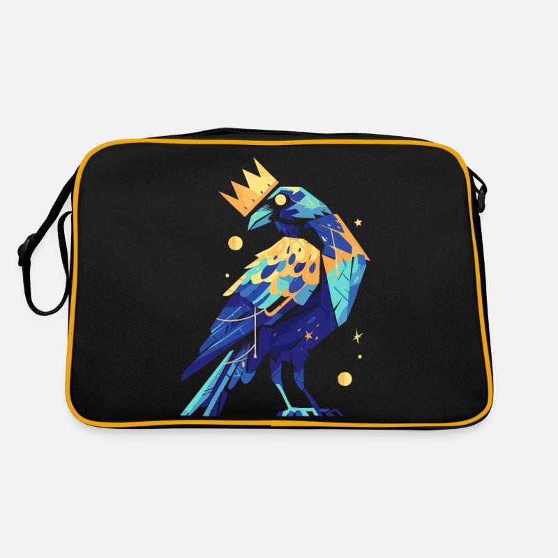 Fabulous Raven - Retro Tasche - Schwarz/Gold
