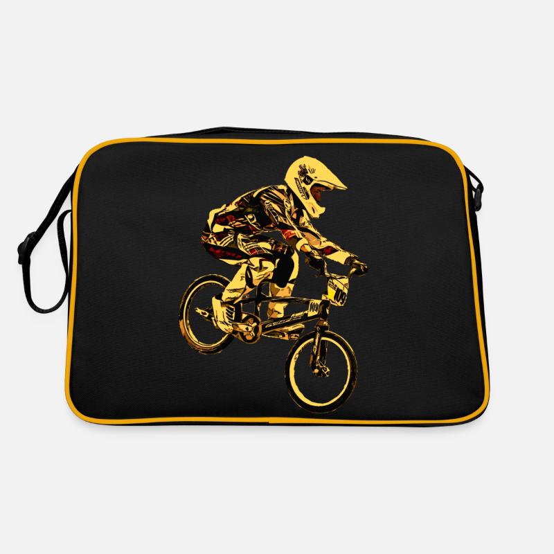 BMX - Retro Tasche - Schwarz/Gold