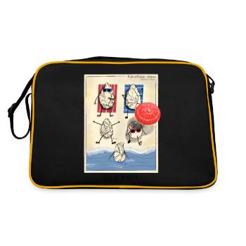 Silex on the beach 2 - Sac Retro - noir/or - Dos