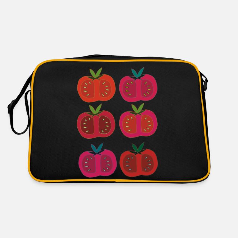 Tomates 6 fois multicolores Sac Retro