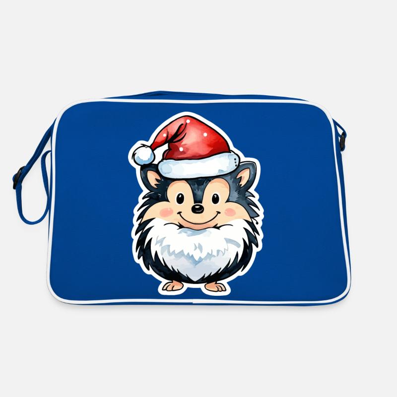 Dessin de Noël hérisson Sac Retro