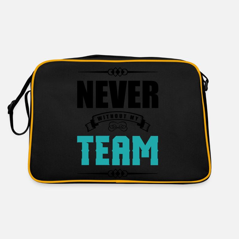 never without my team 2 Retro Bag