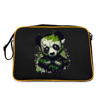 Panda toxique - Sac Retro - noir/or - Dos