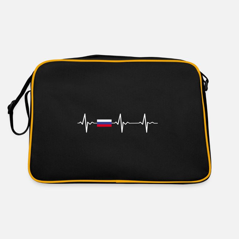 Russland - Retro Tasche - Schwarz/Gold