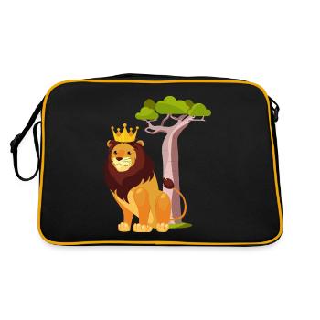 Roi lion - Sac Retro - noir/or - Dos
