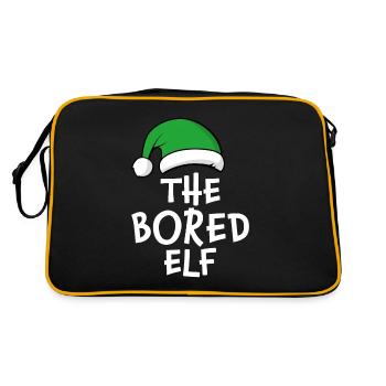 The Bored Elf - Retro Bag - black/gold - Back