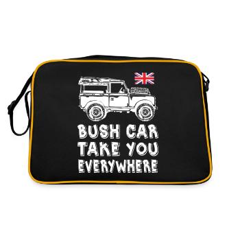 Bush Car Take You Everywhere - Retro Bag - black/gold - Back