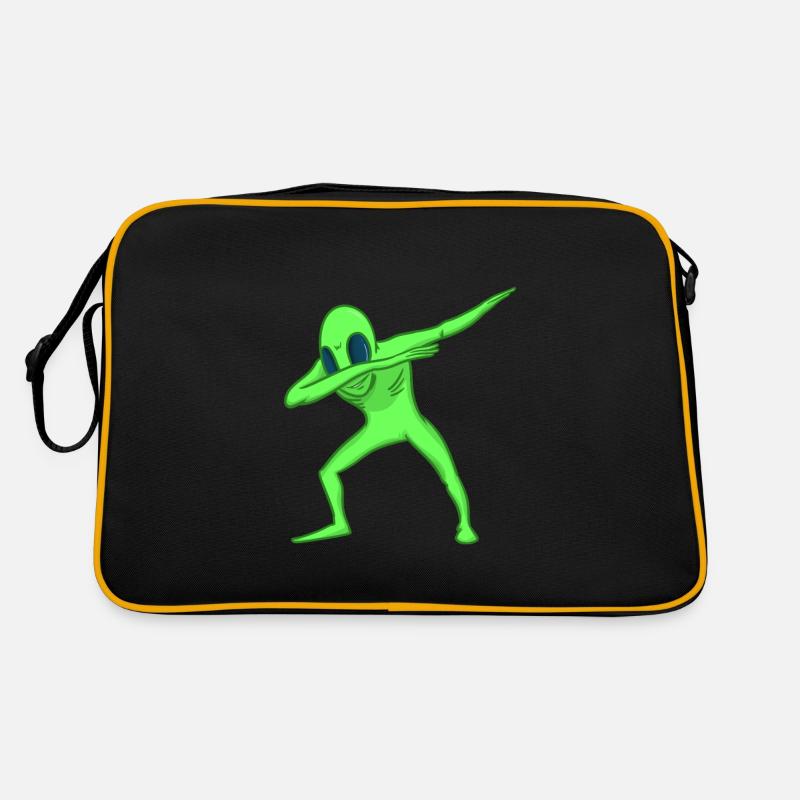 Dab Alien Außerirdischer Retro Tasche