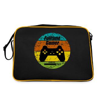 Gamer - Sac Retro - noir/or - Dos