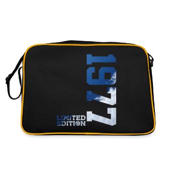 LIMITED EDITION 1977 49TH BIRTHDAY - Retro Bag - black/gold - Back