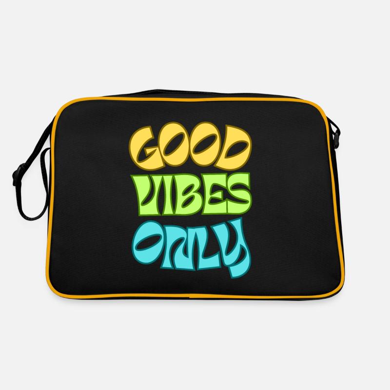 Good Vibes Only Retro Tasche
