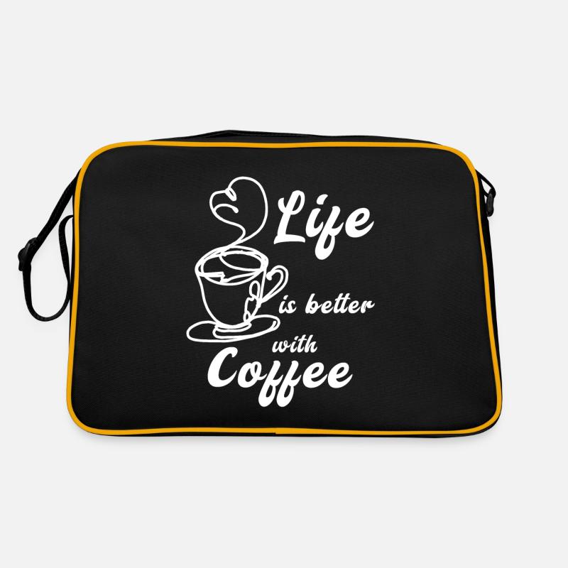 Life is better with Coffee Retro Bag