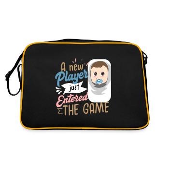 Bébé mère enceinte - Sac Retro - noir/or - Dos