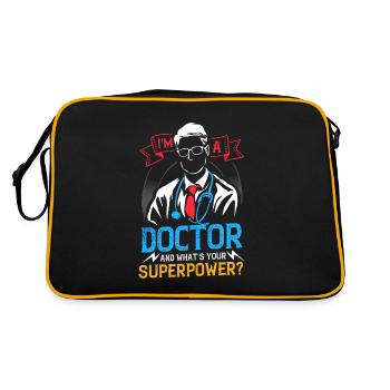 Docteur Docteur - Sac Retro - noir/or - Dos
