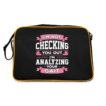 Physical therapist - Retro Bag - black/gold - Back