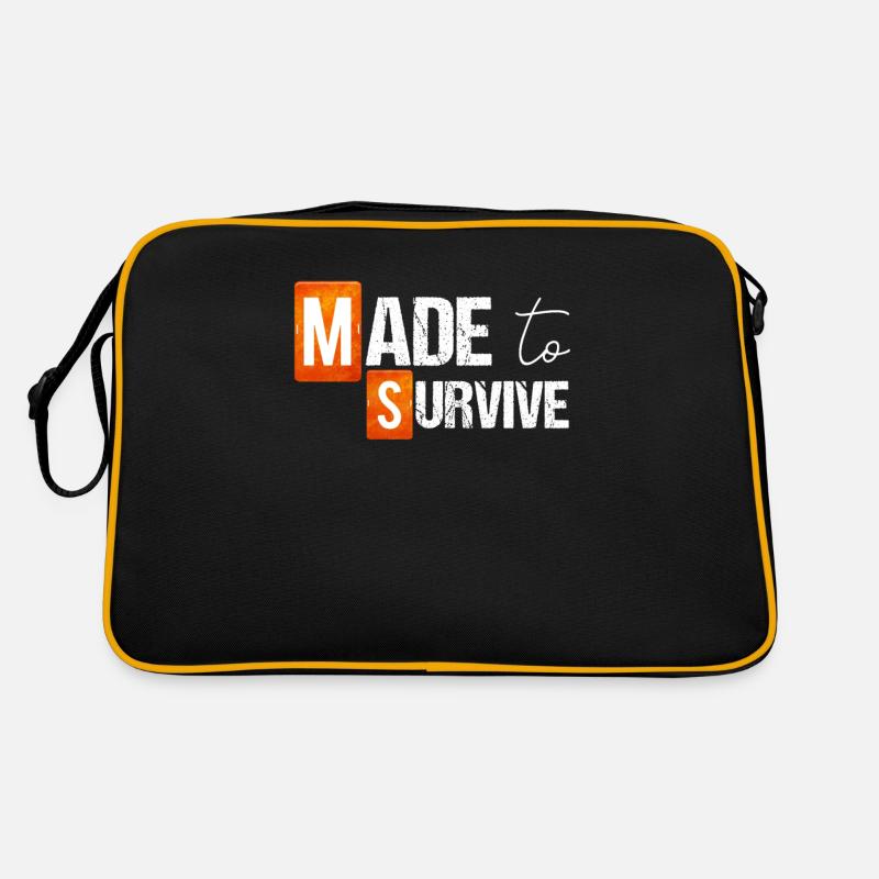 MS Multiple Sclerosis Awareness Retro Bag
