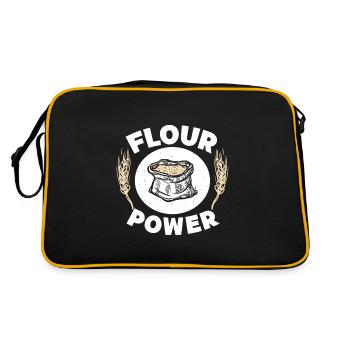 Petits gâteaux de boulanger de farine - Sac Retro - noir/or - Dos
