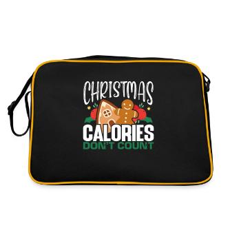 Les calories de Noël ne comptent pas Funny Christmas Gi - Sac Retro - noir/or - Dos