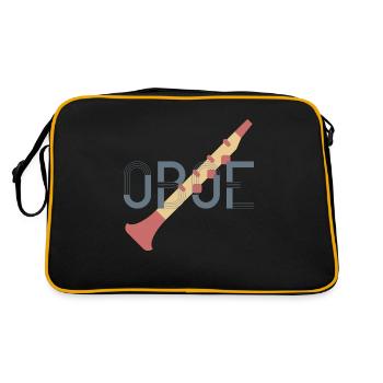 Oboe - Retro Bag - black/gold - Back