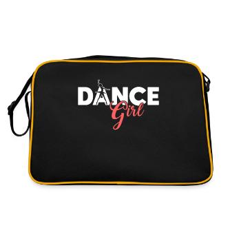 Ballet Dance Girl - Retro Tasche - Schwarz/Gold - Hinten