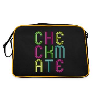 Joueur d’échecs CheCkmAte Club Team - Sac Retro - noir/or - Dos