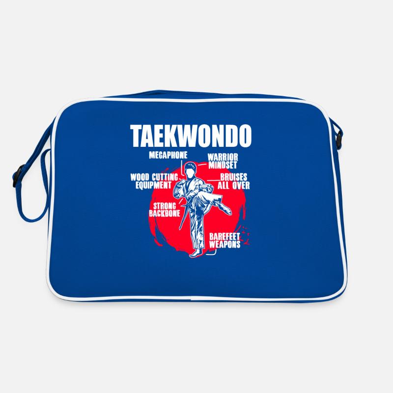 TKD Korean Martial Arts Tae Kwon Retro Tasche