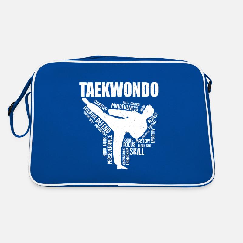 TKD Korean Martial Arts Tae Kwon Retro Tasche
