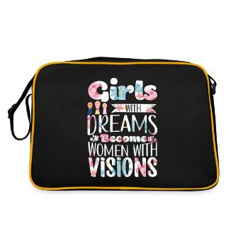 Feminist Women's Rights Female - Retro Bag - black/gold - Back