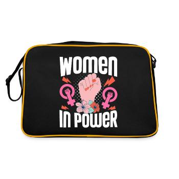 Feminist Women's Rights Female - Retro Bag - black/gold - Back