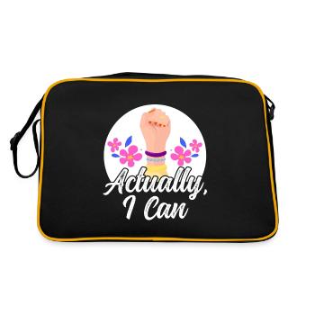 Feminist Women's Rights Female - Retro Bag - black/gold - Back