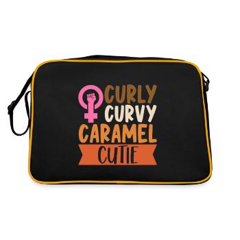 Feminist Women's Rights Female - Retro Bag - black/gold - Back