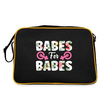 Feminist Women's Rights Female - Retro Bag - black/gold - Back