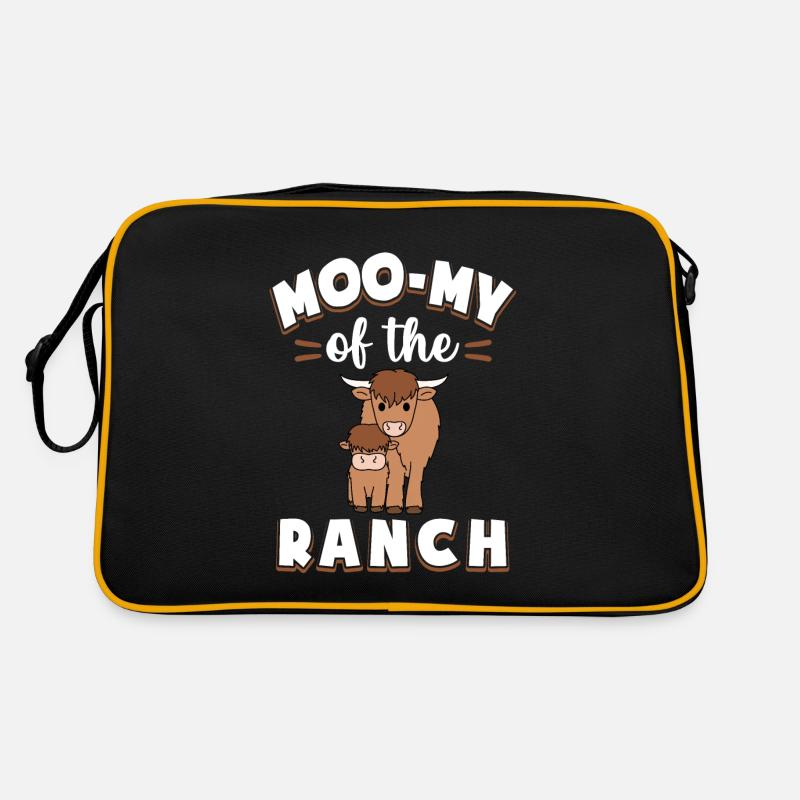 Vache bovine écossaise des Highlands Sac Retro