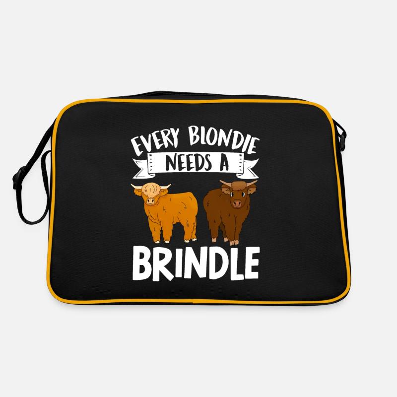 Vache bovine écossaise des Highlands Sac Retro