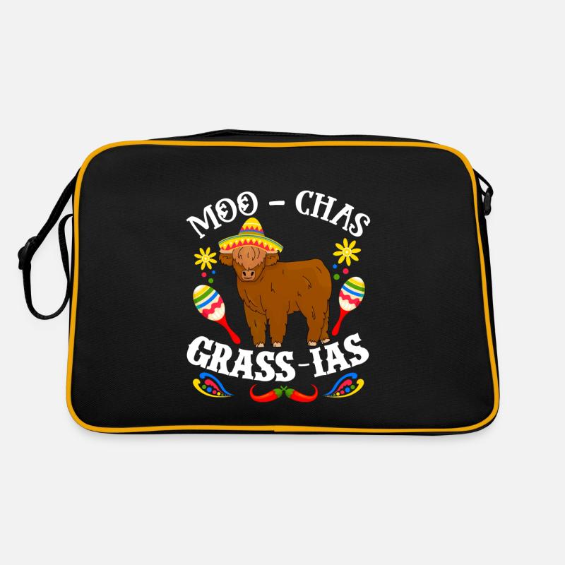 Vache bovine écossaise des Highlands Sac Retro